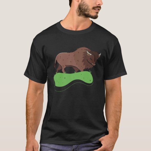 American Bison I Wild Animal I Buffalo I Bison T-shirt (Voorkant)