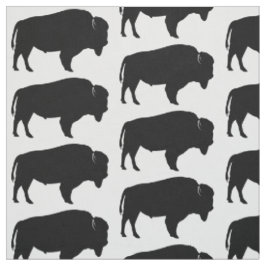American Bison in Silhouette! Stof