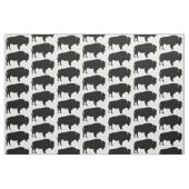American Bison in Silhouette! Stof (Fat Quarter)