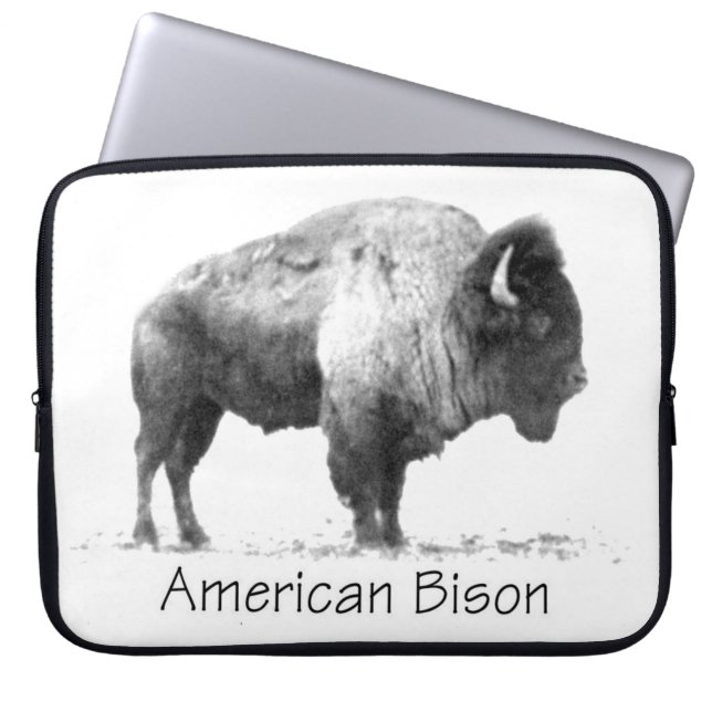 American Bison Laptop Sleeve (Voorkant)