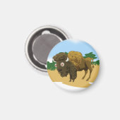 American Bison Magneet (Voorkant / Achterkant)