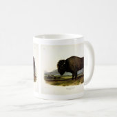 American Bison of Buffalo (Bison bison) - Audubon Koffiemok (Voorkant rechts)