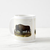 American Bison of Buffalo (Bison bison) - Audubon Koffiemok (Voorkant links)