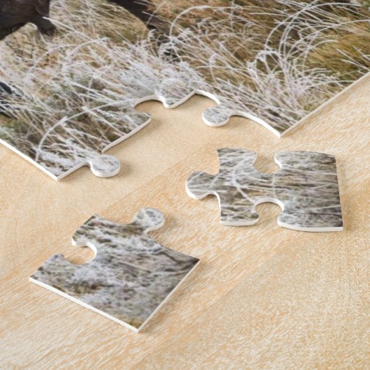 American Bison of Buffalo Legpuzzel (Zijkant)