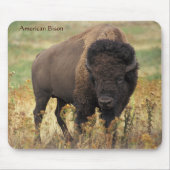American Bison op het bereik Muismat (Voorkant)