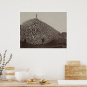 American Bison Skulls to be Ground for Fertilizer Poster (Keuken)