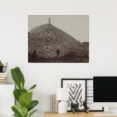 American Bison Skulls to be Ground for Fertilizer Poster (Thuiskantoor)