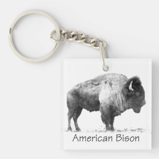 American Bison Sleutelhanger (voorkant)