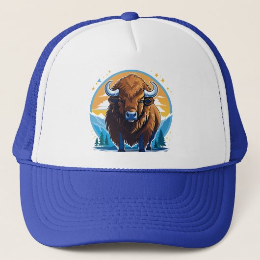american bison trucker pet (Voorkant)