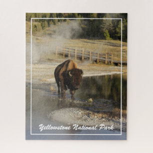 American Bison Yellowstone Wildlife Fotografie Legpuzzel