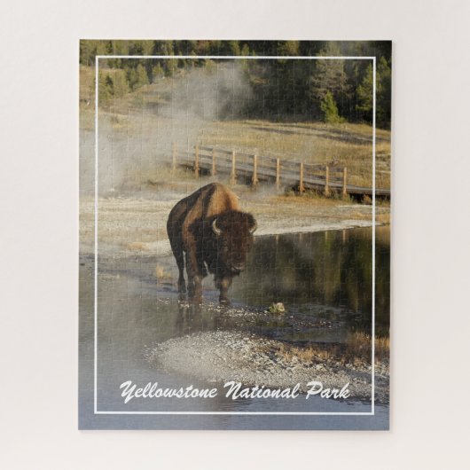 American Bison Yellowstone Wildlife Fotografie Legpuzzel (Verticaal)