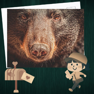 American Black Beer Closeup Briefkaart