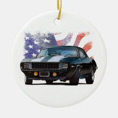 American Black Camaro Keramisch Ornament (Voorkant)