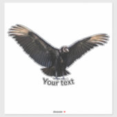American Black Vulture Sticker (Vel)