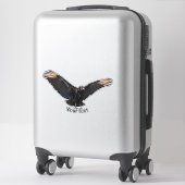 American Black Vulture Sticker (Koffer)