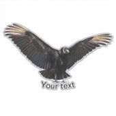 American Black Vulture Sticker (Voorkant)