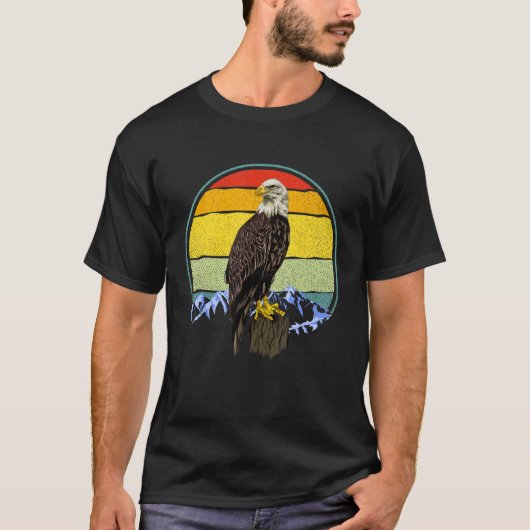 American Blad Eagle  Bird Wildlife T-shirt (Voorkant)