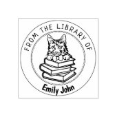 American Bobtail Cat, Boek uit de bibliotheek van Rubberstempel (Afrduk)