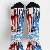 American Boldy afgedrukte Crew Sokken (Top)