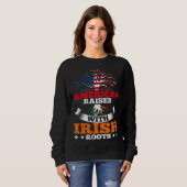 American Born Irish Roots Family Tree Quote Irelan Trui (Voorkant volledig)