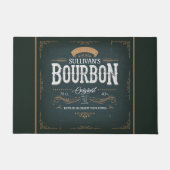 -American Bourbon Personalized Whiskey Bar Deurmat (Voorkant)