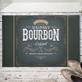 -American Bourbon Personalized Whiskey Bar Deurmat