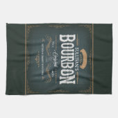 -American Bourbon Personalized Whiskey Bar Theedoek (Horizontaal)