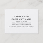 American Boxer Art Sketch Visitekaartje (Achterkant)