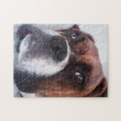 AMERICAN BOXER DOG puzzel Legpuzzel (Horizontaal)