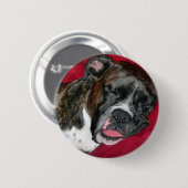 American Boxer Ronde Button 5,7 Cm (Voorkant /achterkant)