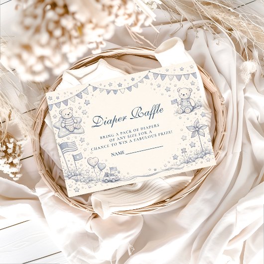 American Boy All American Diapper Raffle Informatiekaartje