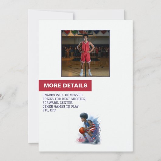 American Boy Basketball Magazine Omslag Verjaardag Kaart (Achterkant)