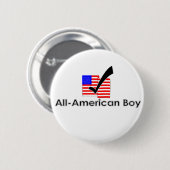 American Boy Button (Voorkant /achterkant)