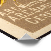 American Breakfast Food  Advertisement Poster (Hoek)