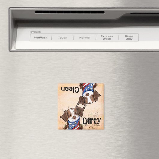 American Brittany Dishwasher magnet (Insitu (Vaatwasser))