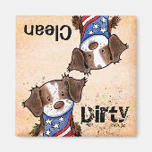 American Brittany Dishwasher magnet (Voorkant)