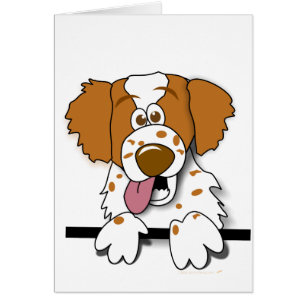 American Brittany Spaniel Cute Cartoon Dog