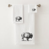 American Buffalo Bison Bad Handdoek (Insitu)