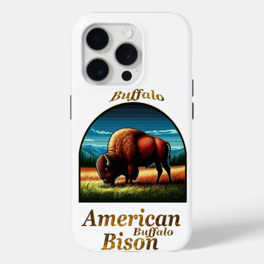 American Buffalo Bison Case-Mate iPhone Case (Achterkant)