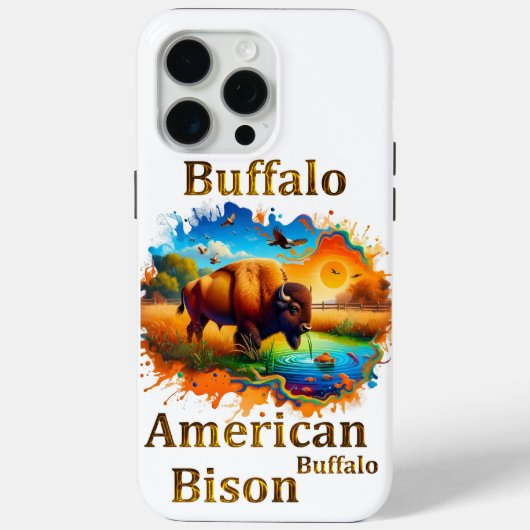 American Buffalo Bison Case-Mate iPhone Case (Achterkant)