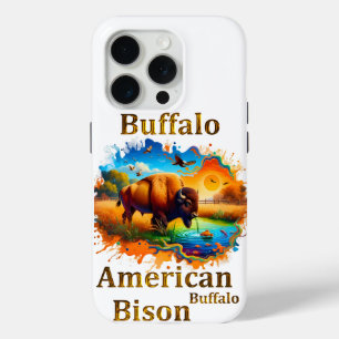 American Buffalo Bison iPhone 15 Pro Case