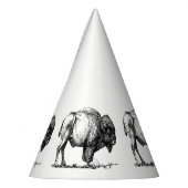 American Buffalo Bison Feesthoedjes (Links)