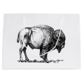 American Buffalo Bison Groot Cadeauzakje (Voorkant)