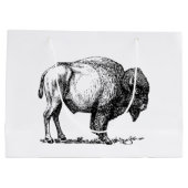 American Buffalo Bison Groot Cadeauzakje (Achterkant)