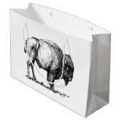 American Buffalo Bison Groot Cadeauzakje (Achterkant Gekanteld)