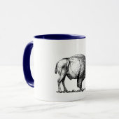 American Buffalo Bison Mok (Voorkant links)