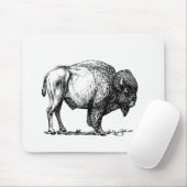 American Buffalo Bison Muismat (Met muis)