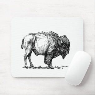 American Buffalo Bison Muismat