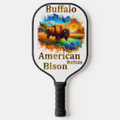 American Buffalo Bison Pickleball Paddle (Voorkant)