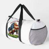 American Buffalo Bison Proudly Patriotic Plunjezak (Rechterhoek)